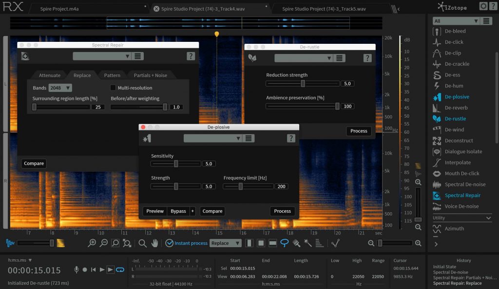 How to use izotope rx- 6 plugin with audacity software